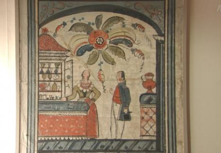 A traditional tapestry